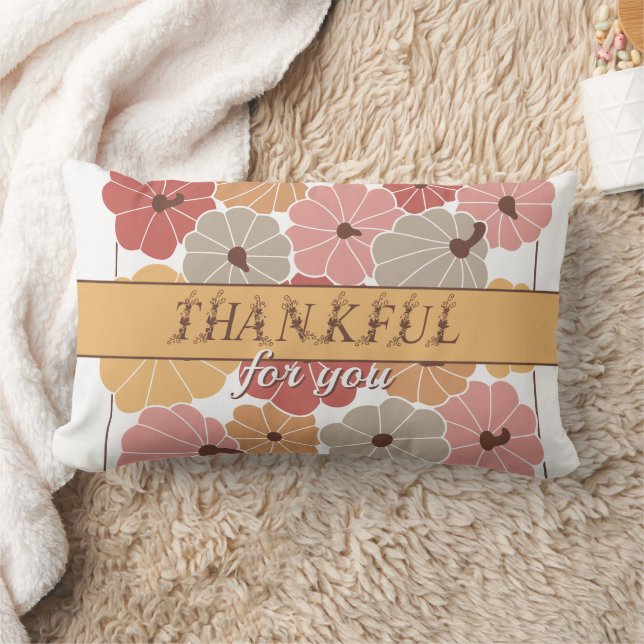 Coussin Rectangle Boho Fall Farmhouse Thanksgiving Saison W Thanksgi (Couverture)