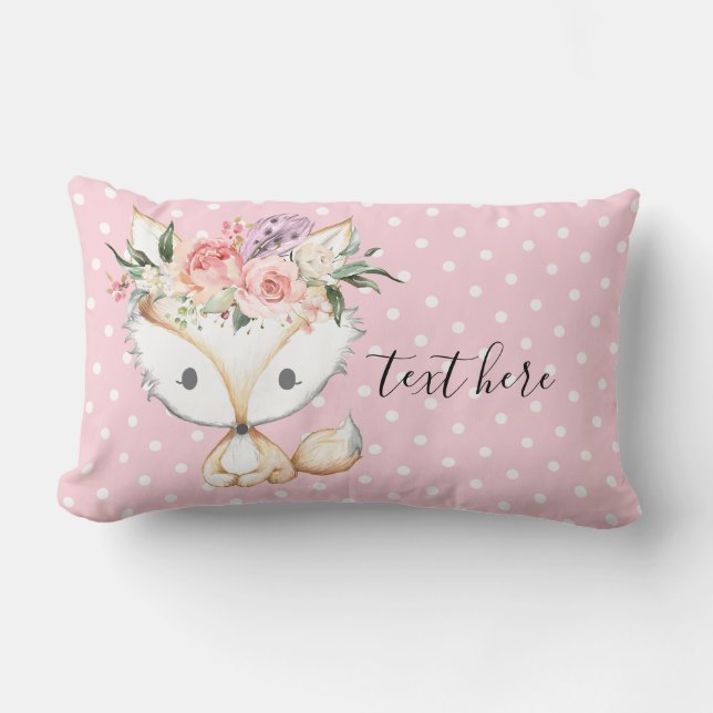 Coussin Rectangle bois de renard, mignon (Recto)