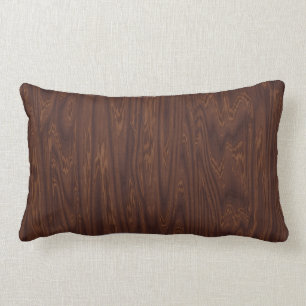 Coussin Rectangle Bois de rose foncé