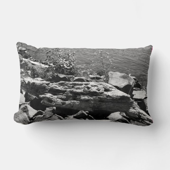 Coussin Rectangle Bois flotté (Recto)