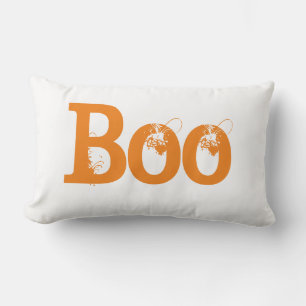Coussin Rectangle Boite de typographie d'Halloween