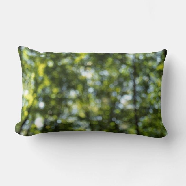 Coussin Rectangle Bokeh au printemps (Recto)