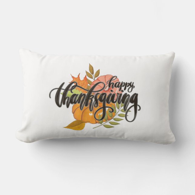 Coussin Rectangle Bon thanksgiving (Recto)