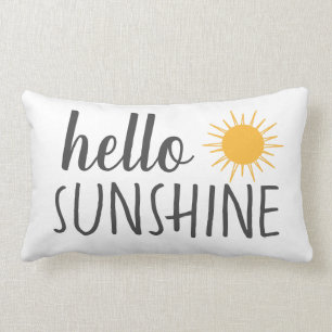 Coussin Rectangle Bonjour Sunshine moderne