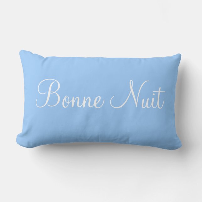 Coussin Rectangle Bonne Nuit Sweet Dreams Chambre Décorative (Recto)