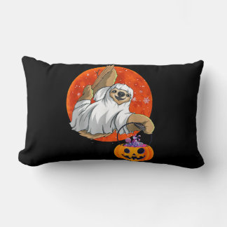 Coussin Rectangle Boo Halloween Avec Sloth Witch Casquette Et Spider