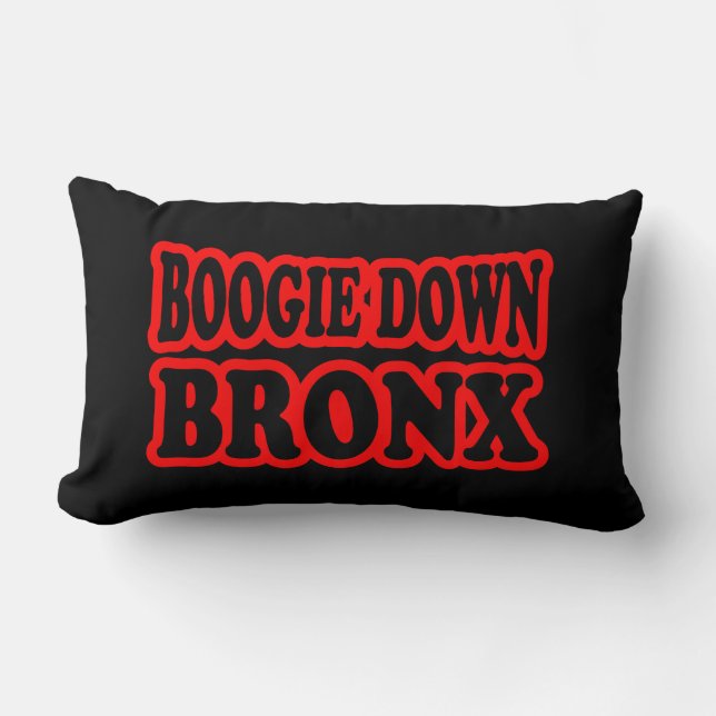 Coussin Rectangle Boogie Down Bronx, NYC (Recto)