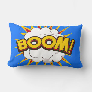 Coussin Rectangle Boom! Explosion de dessin animé