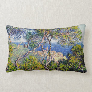 Coussin Rectangle Bordighera, par Claude Monet