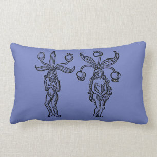 Coussin Rectangle Botanique : Mandragore, 1476