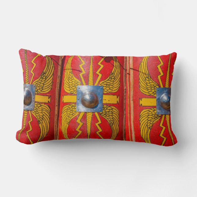 Coussin Rectangle Bouclier militaire romain - Scutum (Recto)