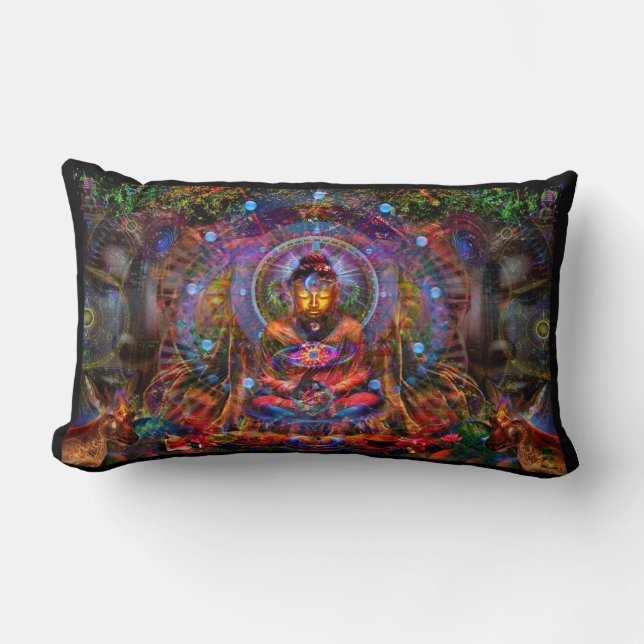 Coussin Rectangle Bouddha (Recto)