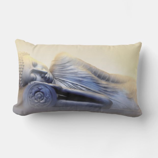Coussin Rectangle Bouddha de sommeil III (Recto)
