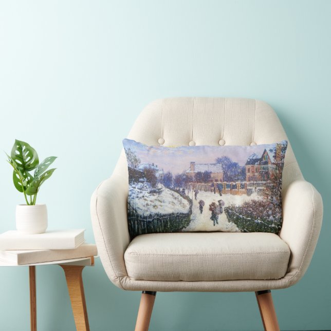 Coussin Rectangle Boulevard Saint-Denis, Argenteuil de Claude Monet (Chaise)
