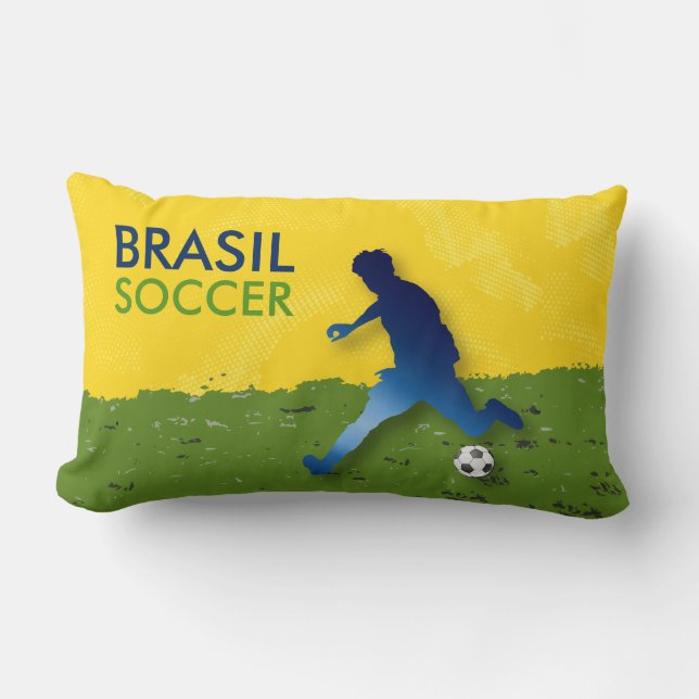 Coussin Rectangle Brasil Football (Recto)