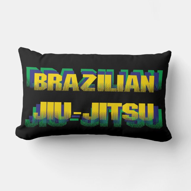 Coussin Rectangle Brésilien Jiu-Jitsu (Recto)
