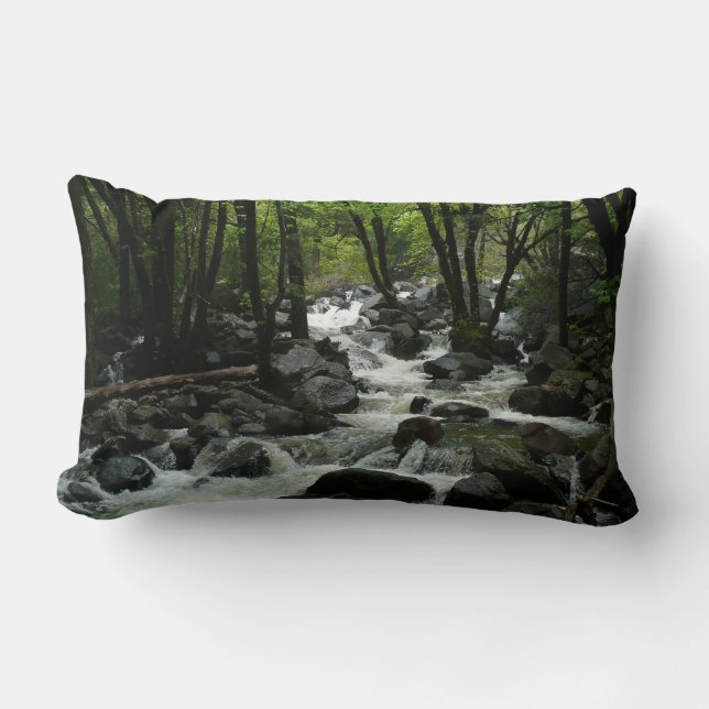 Coussin Rectangle Bridalveil Creek dans le parc national de Yosemite (Recto)