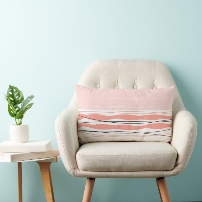 Coussin Rectangle Brise rose lombaire de l'Atlantique (Chaise)