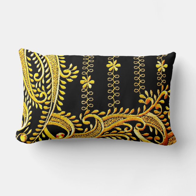 Coussin Rectangle Broderie arabe (Recto)