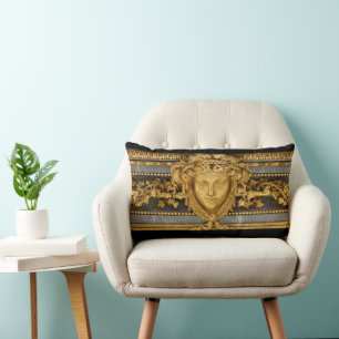 Coussin Rectangle Bronze doré français