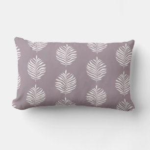 Coussin Rectangle Brouillard Marin à Motif de Feuille de Palmier Côt