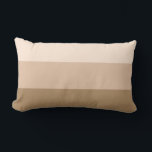 Coussin Rectangle Brown Ombre strié<br><div class="desc">Motif à rayures Ombre marron tendance.</div>
