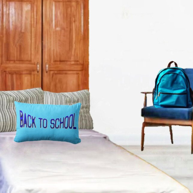 Coussin Rectangle BTS Blue S Paint (Nothing like having your own customized pillow, to personalize your home or school, living space!)