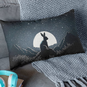 Coussin Rectangle Bunny Montres Le Ciel Nocturne