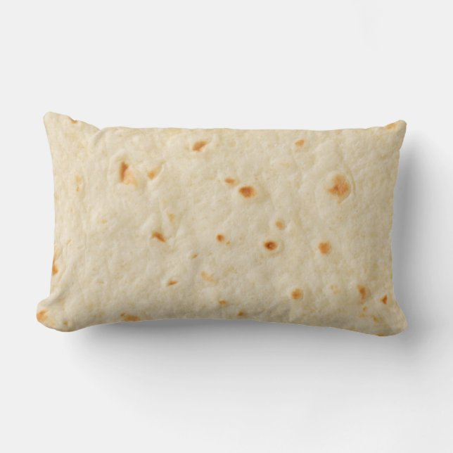 Coussin Rectangle Burritos, Tortilla géante (Recto)