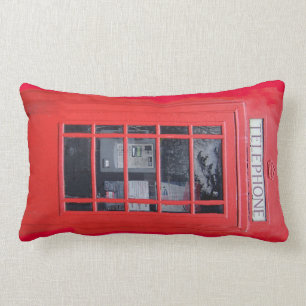 Coussin Rectangle Cabine téléphonique rouge de Londres