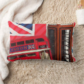 Coussin Rectangle Cabine téléphonique rouge Retro Union Jack London  (Blanket)