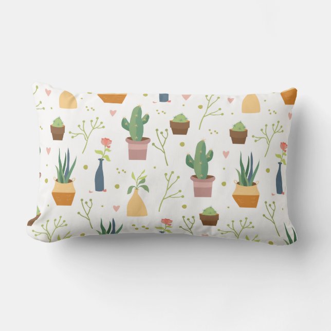 Coussin Rectangle Cactus (Recto)