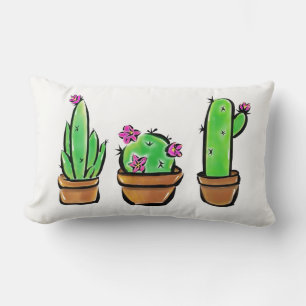 Coussin Rectangle Cactus cactus cactus succulents
