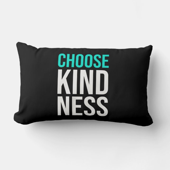 Coussin Rectangle Cadeau Anniversaire Choisir la gentillesse (Recto)