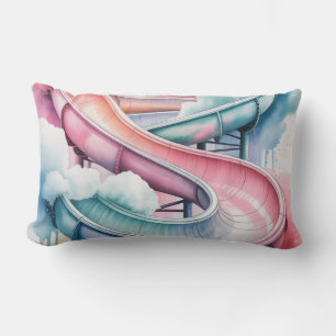 Coussin Rectangle Cadeau de fête d'anniversaire de waterslide pour e