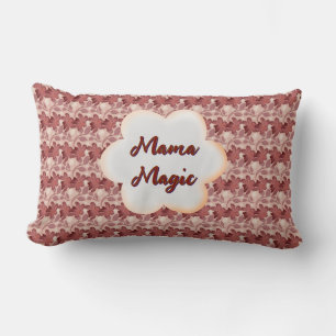 Coussin Rectangle Cadeau floral personnalisé et sur mesure pour la f