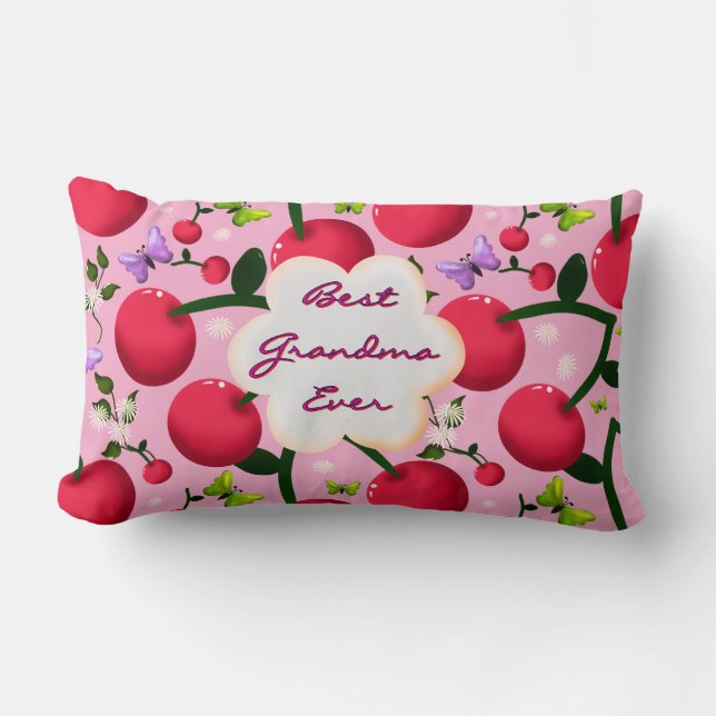 Coussin Rectangle Cadeau personnalisé et sur mesure de papillon en c (Recto)
