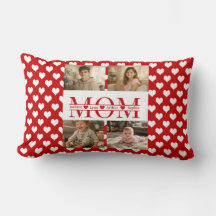 Cadeau personnalisé minimaliste Rouge Cœur Maman 4