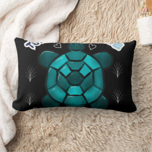 Coussin Rectangle Cadeau personnalisé pour amateur de tortues
