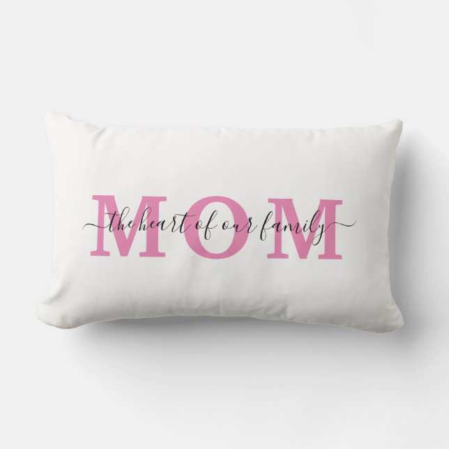 Coussin Rectangle Cadeau pour la fête des mères de maman anniversair (Recto)