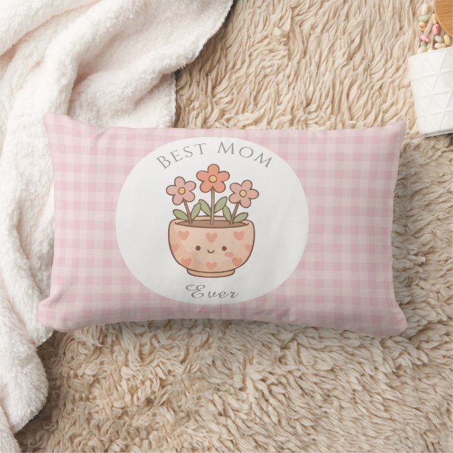 Coussin Rectangle Cadeau pour maman, Meilleure maman qui soit, rose  (Couverture)
