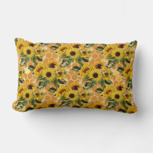 Coussin Rectangle Cadeaux de tournesol Faites-Le Comme Un Tourneso