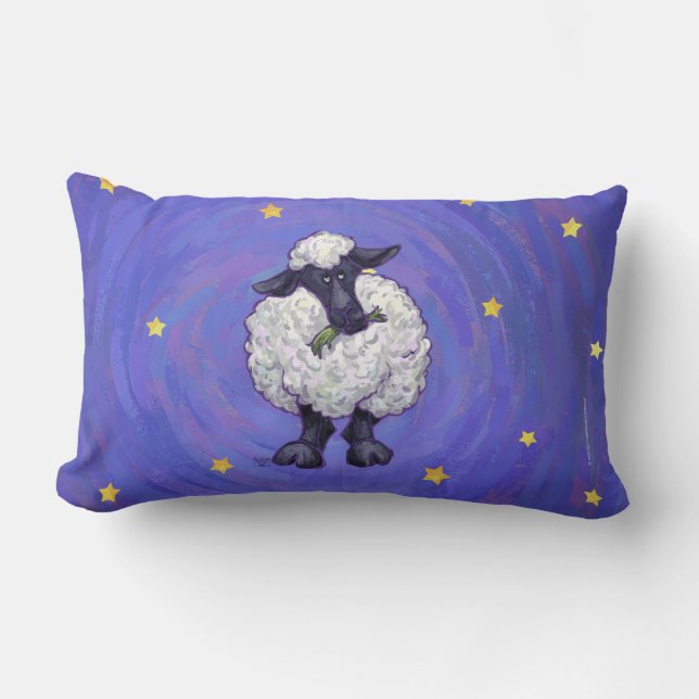 Coussin Rectangle Cadeaux et Accessoires de Mouton (Recto)