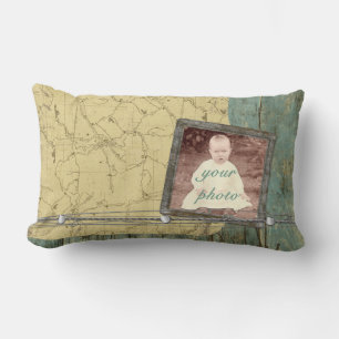 Coussin Rectangle Cadre de carte Planes robustes Lumbar Jeu d'oreill
