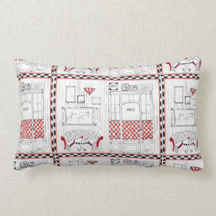 Coussin Rectangle "Café français