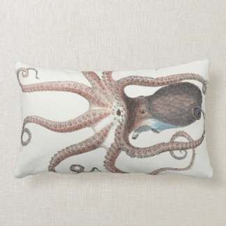 Coussin Rectangle Calmar géant/poulpe/sous-marin/20" océanique