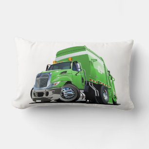 Coussin Rectangle Camion à ordures de dessin