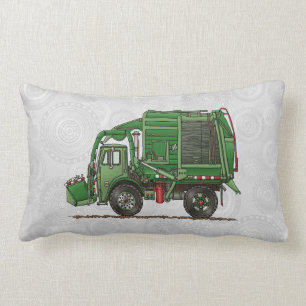 Coussin Rectangle Camion de déchets mignon de camion à ordures