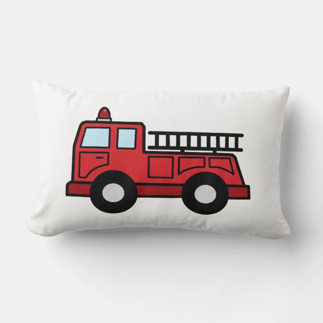 Coussin Rectangle Camion de véhicule de secours de Firetruck de (Recto)