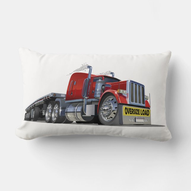 Coussin Rectangle Camion semi-caricature (Recto)